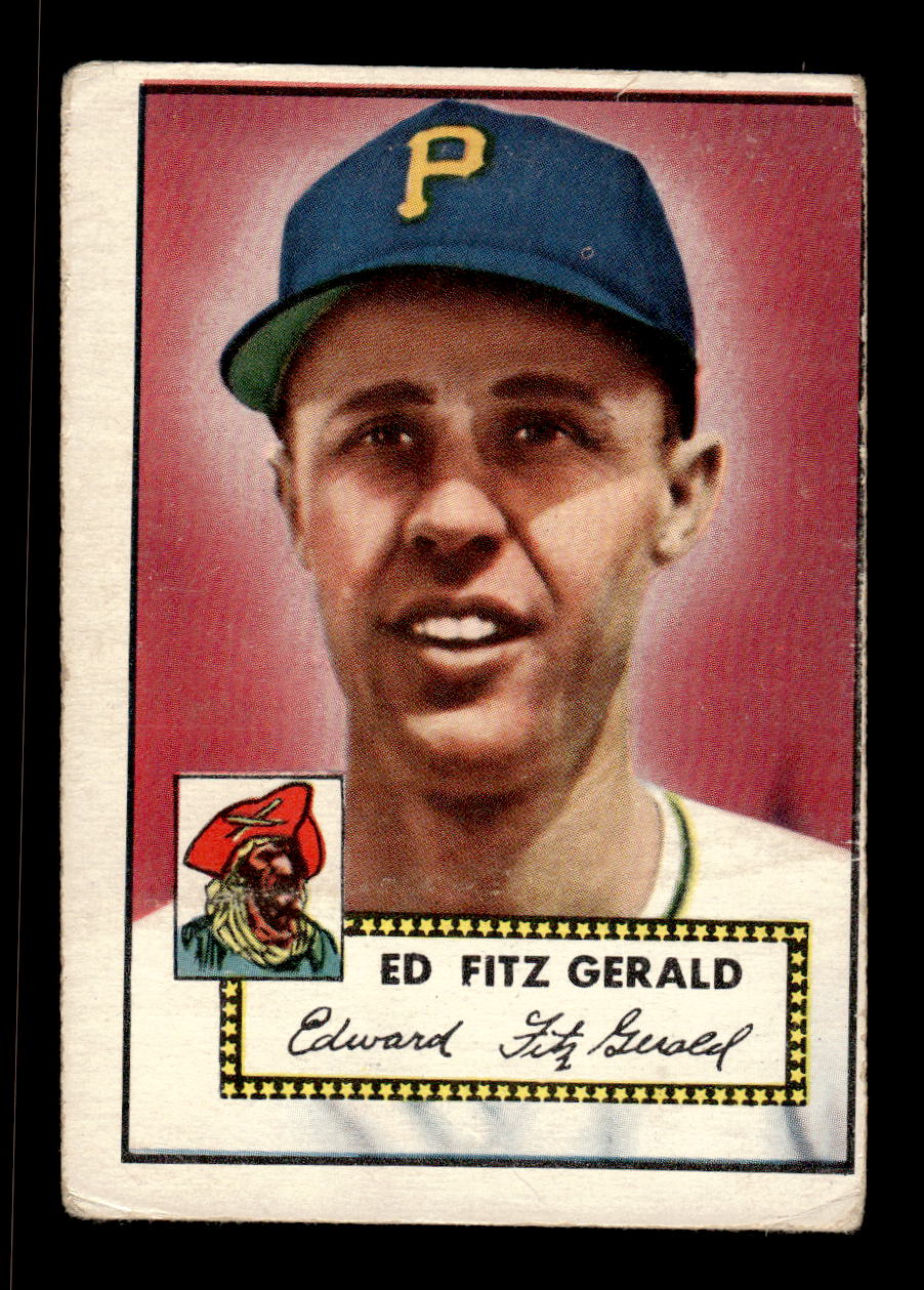 1952 Topps #236 Ed FitzGerald Pittsburgh Pirates LOW GRADE CS26017360