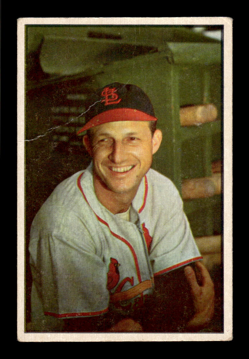 1953 Bowman Color #32 Stan Musial St. Louis Cardinals LOW GRADE CS26017368