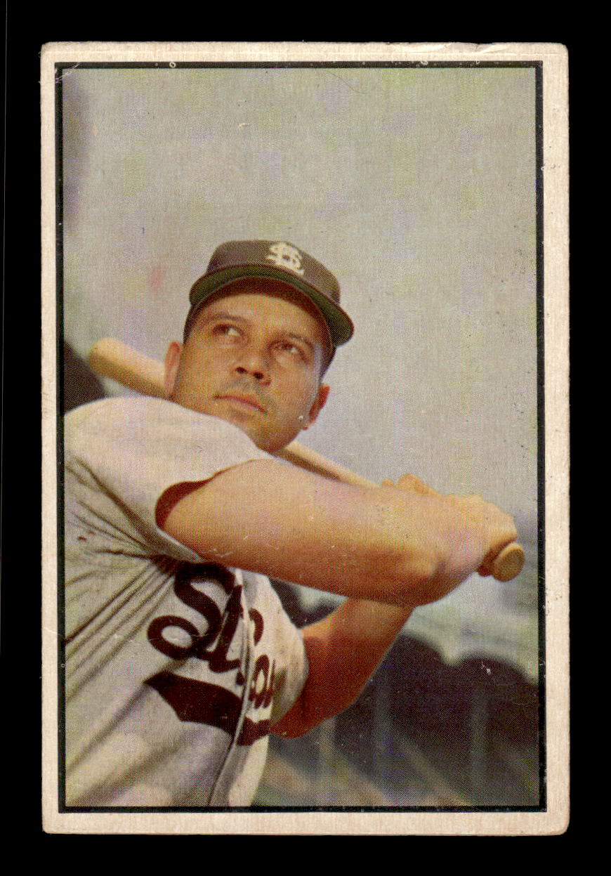 1953 Bowman Color #2 Vic Wertz St. Louis Browns LOW GRADE CS26017373