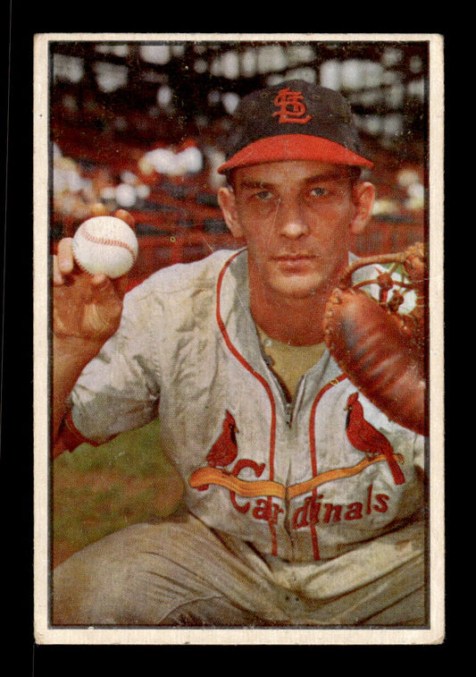 1953 Bowman Color #53 Del Rice St. Louis Cardinals VG CS26017374