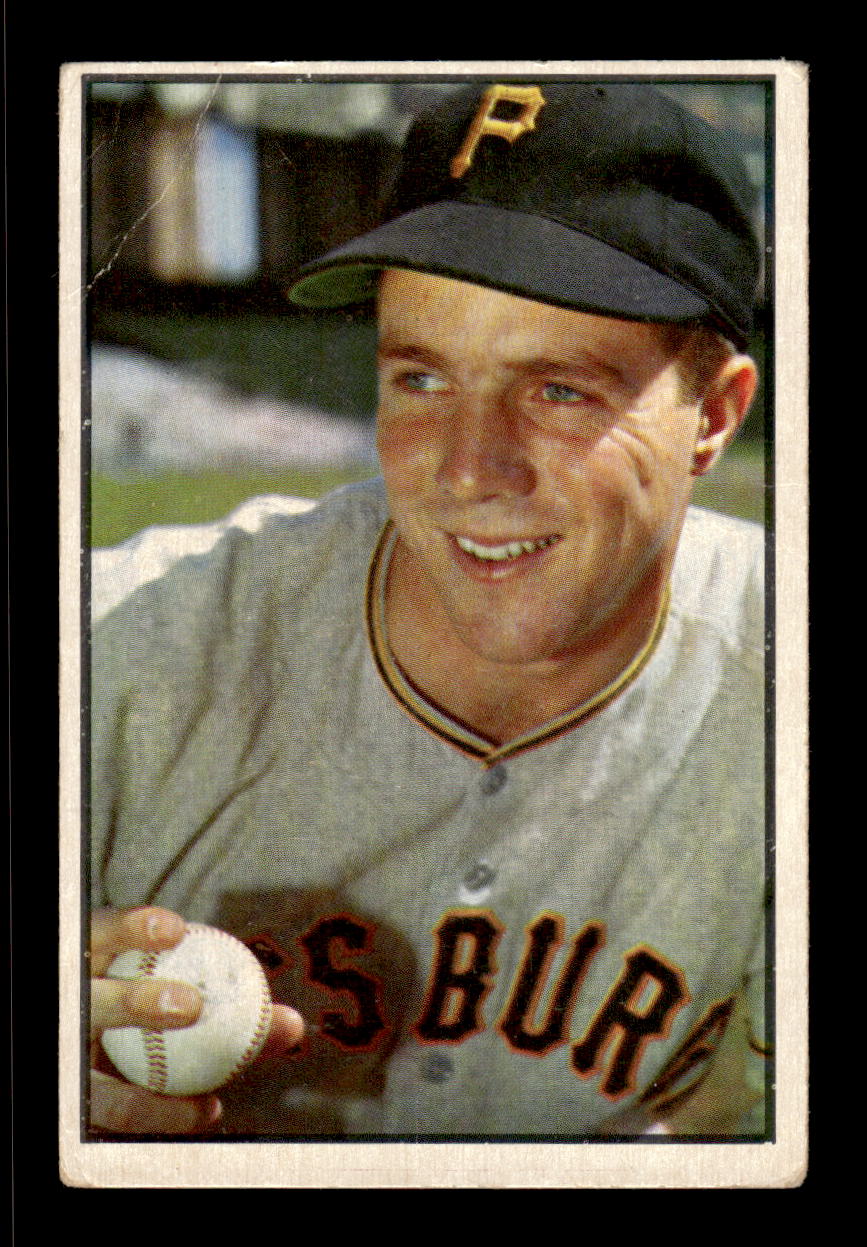 1953 Bowman Color #16 Bob Friend Pittsburgh Pirates LOW GRADE CS26017376