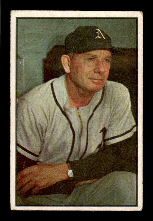 1953 Bowman Color #31 Jimmie Dykes Philadelphia Athletics LOW GRADE CS26017378