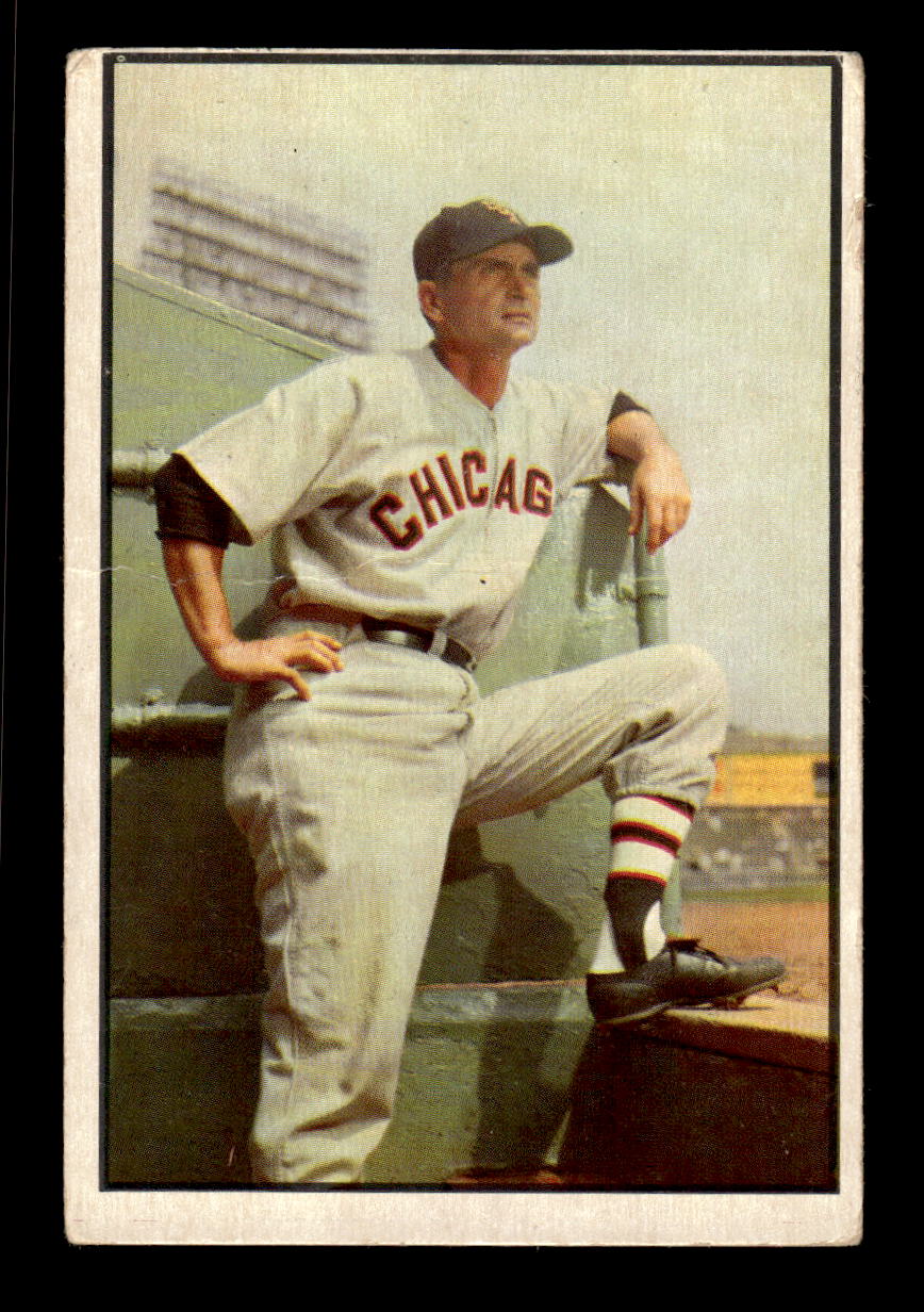 1953 Bowman Color #39 Paul Richards Chicago White Sox LOW GRADE CS26017379