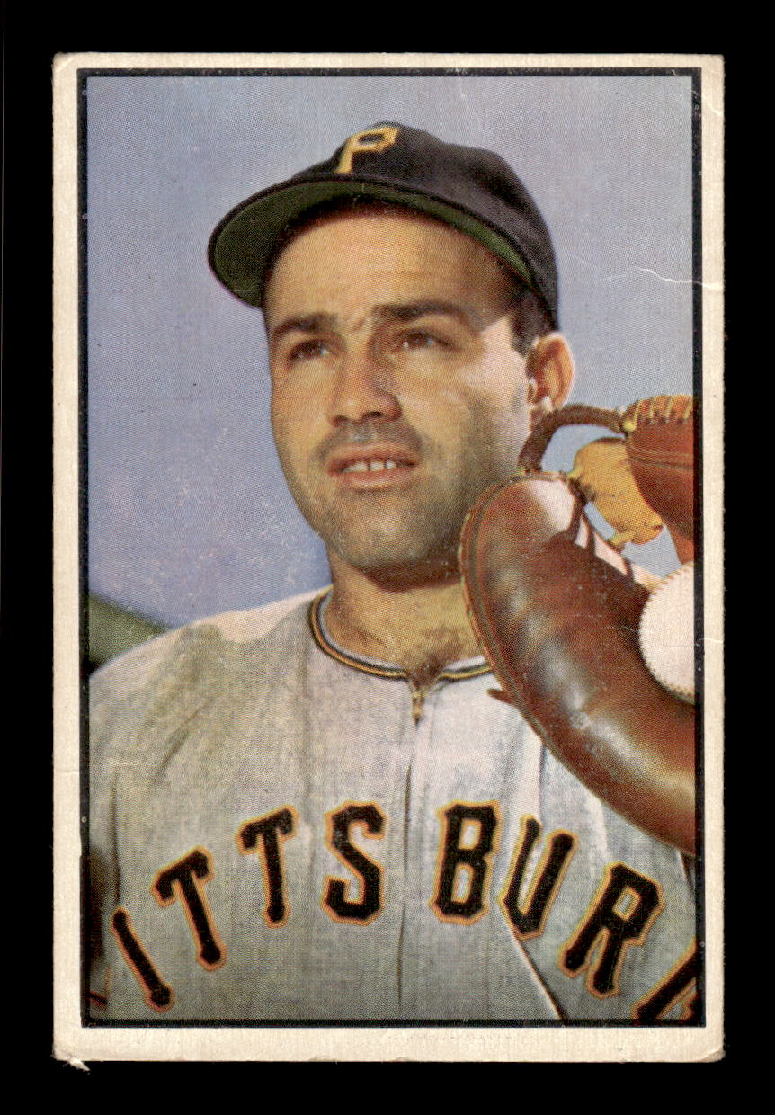 1953 Bowman Color #21 Joe Garagiola Pittsburgh Pirates LOW GRADE CS26017385