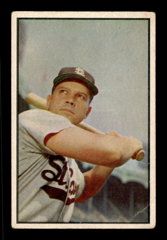 1953 Bowman Color #2 Vic Wertz St. Louis Browns LOW GRADE CS26017386