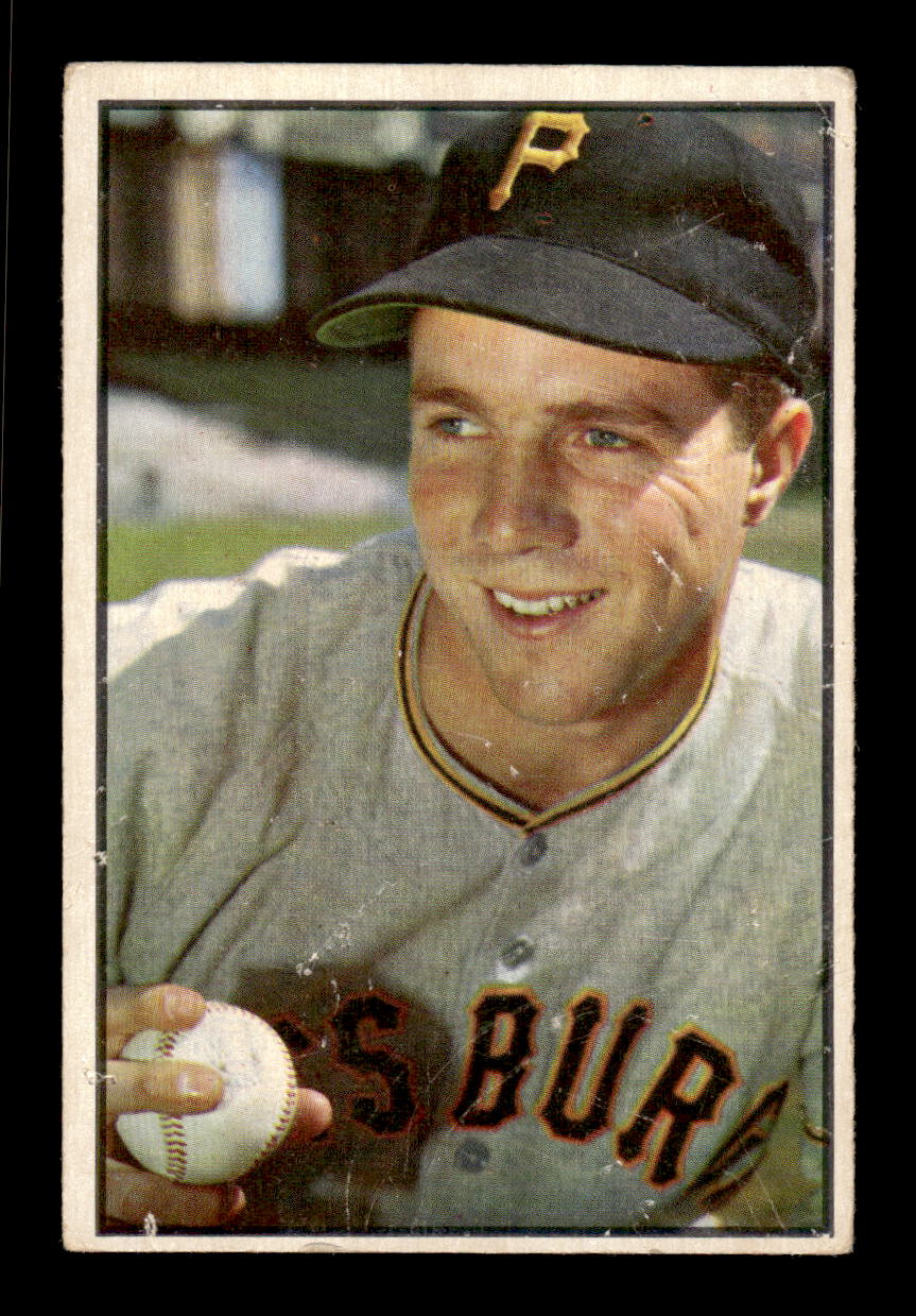 1953 Bowman Color #16 Bob Friend Pittsburgh Pirates LOW GRADE CS26017388