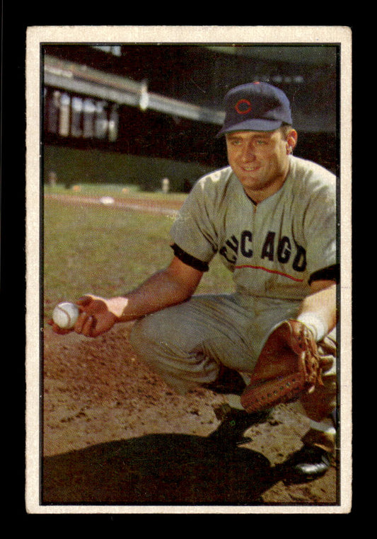 1953 Bowman Color #7 Harry Chiti Chicago Cubs LOW GRADE CS26017389