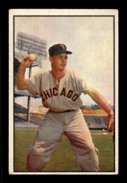 1953 Bowman Color #18 Nelson Fox Chicago White Sox LOW GRADE CS26017395