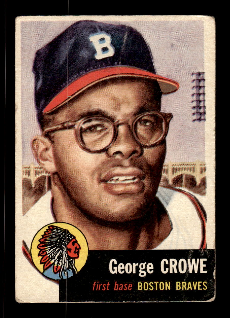 1953 Topps #3 George Crowe Boston Braves VG CS26017397