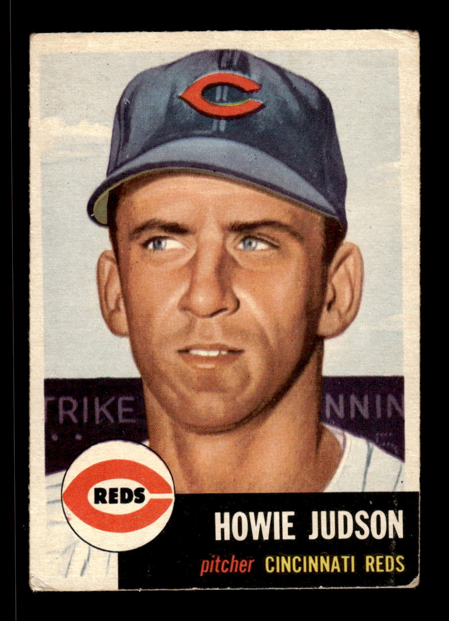 1953 Topps #12 Howie Judson Cincinnati Reds VG CS26017402