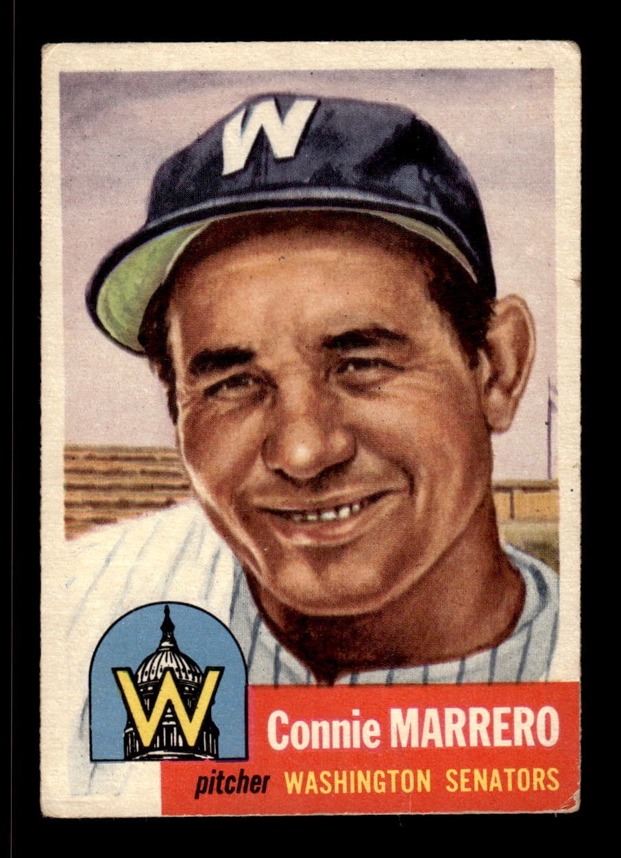 1953 Topps #13 Connie Marrero Washington Senators VG CS26017403