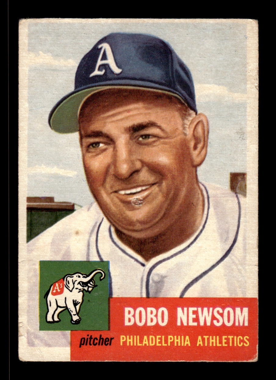 1953 Topps #15 Bobo Newsom Philadelphia Athletics VG CS26017406