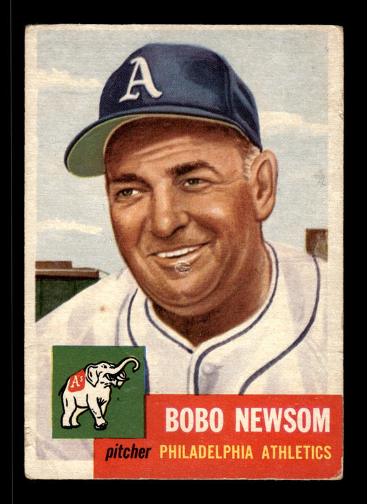 1953 Topps #15 Bobo Newsom Philadelphia Athletics VG CS26017406