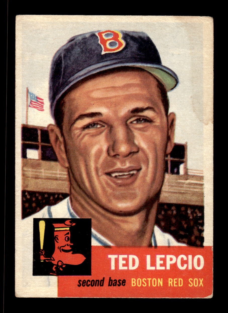 1953 Topps #18 Ted Lepcio Boston Red Sox LOW GRADE CS26017407