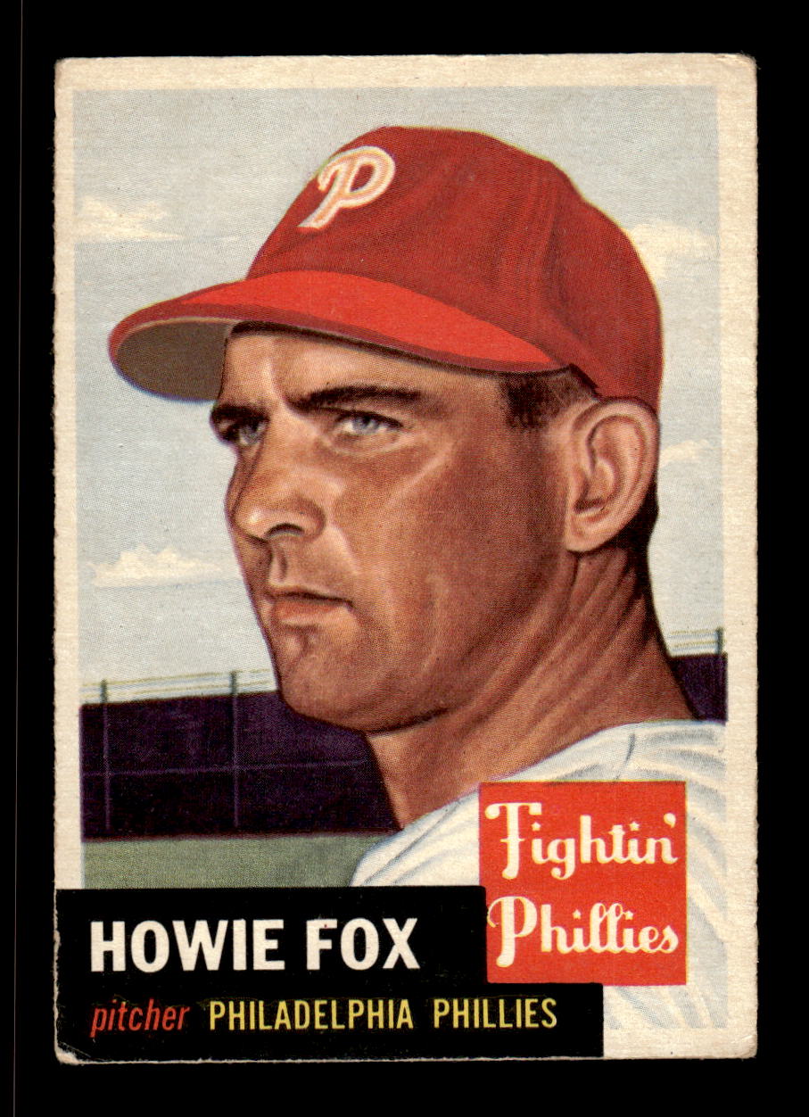 1953 Topps #22 Howie Fox Philadelphia Phillies VG CS26017410