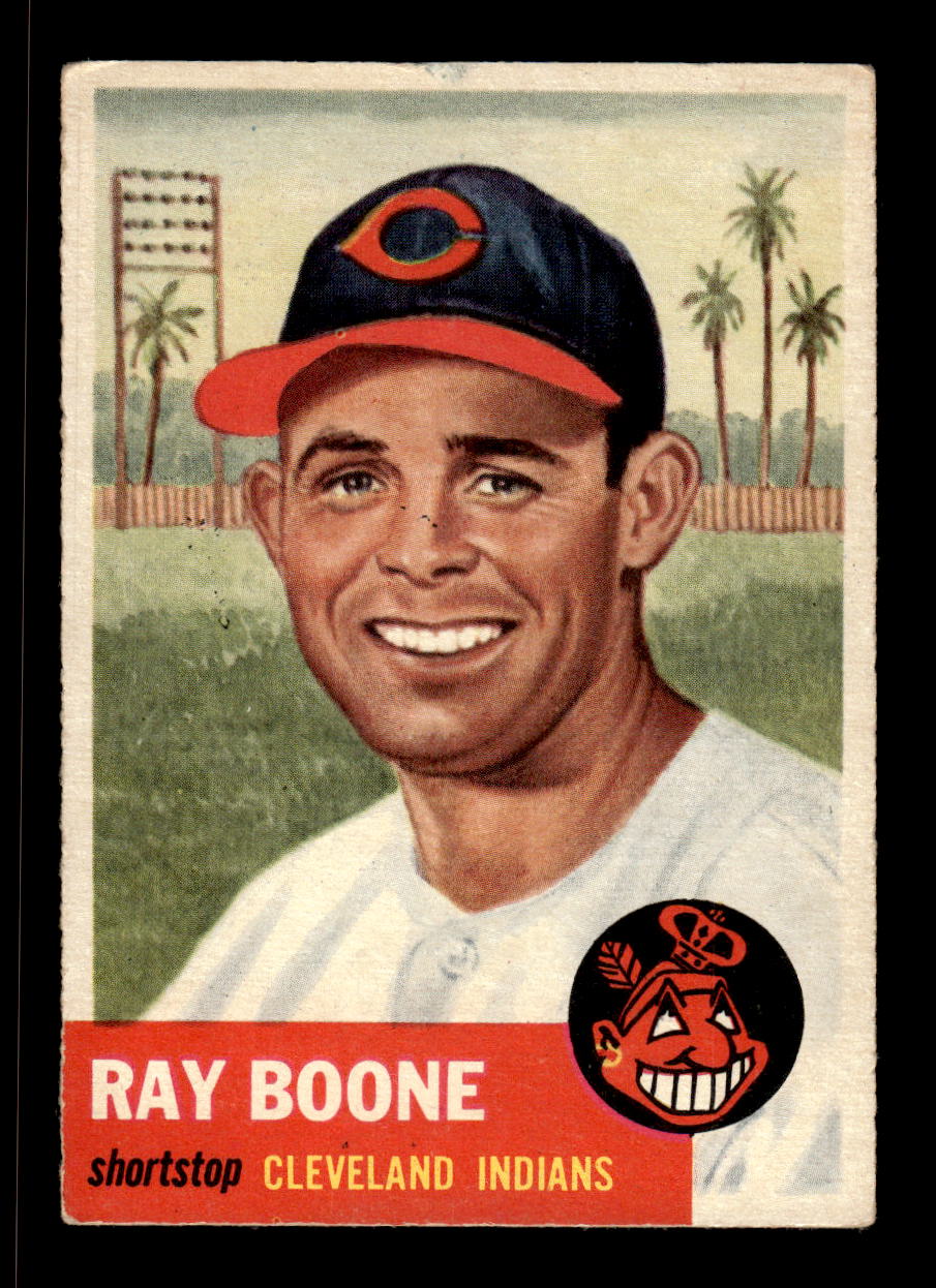 1953 Topps #25 Ray Boone Cleveland Indians VG CS26017412