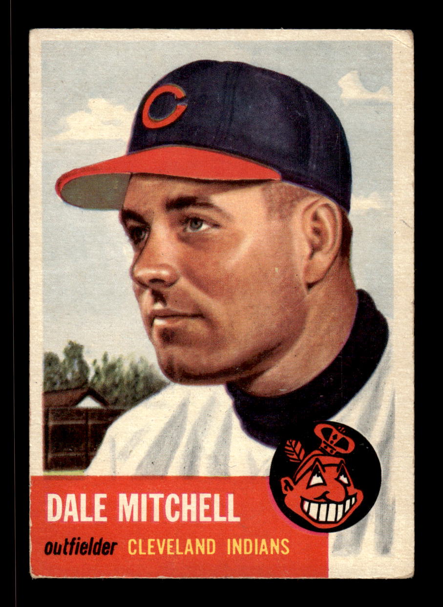 1953 Topps #26 Dale Mitchell Cleveland Indians VG CS26017413