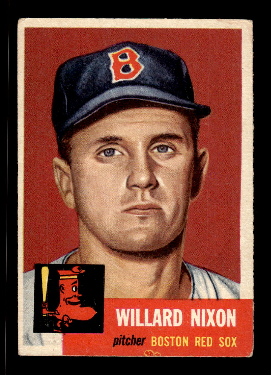 1953 Topps #30 Willard Nixon Boston Red Sox VG CS26017414