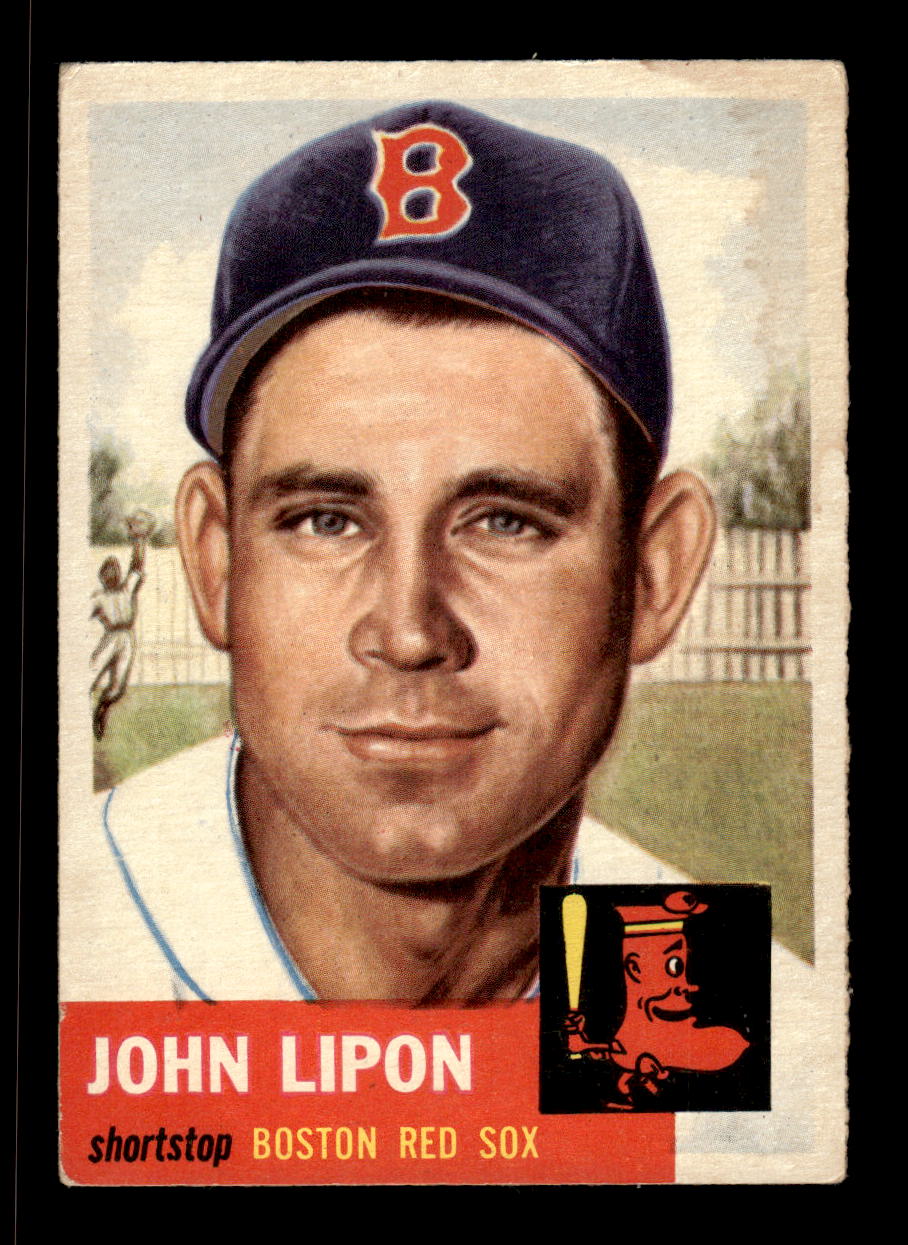 1953 Topps #40 Johnny Lipon Boston Red Sox LOW GRADE CS26017420