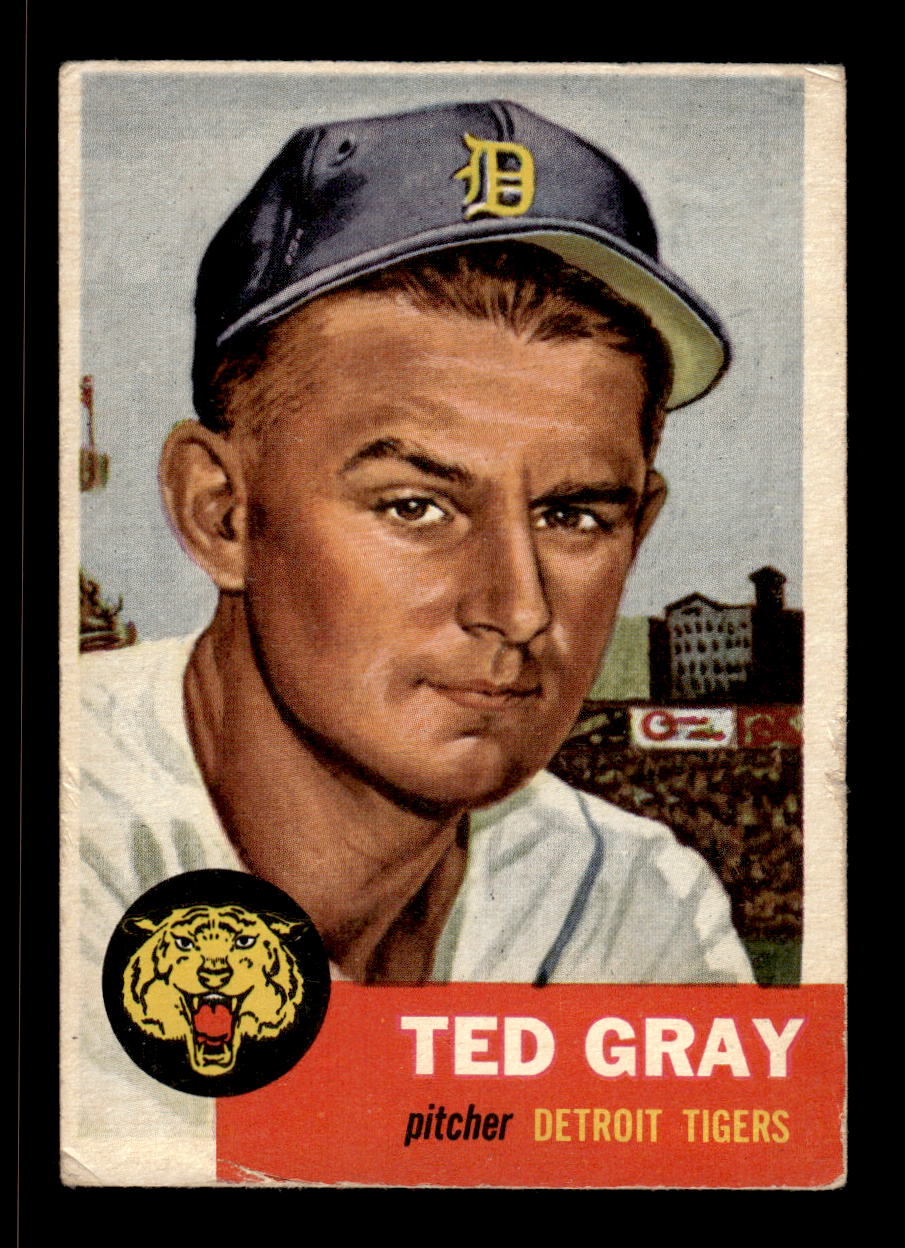 1953 Topps #52 Ted Gray Detroit Tigers VG CS26017432