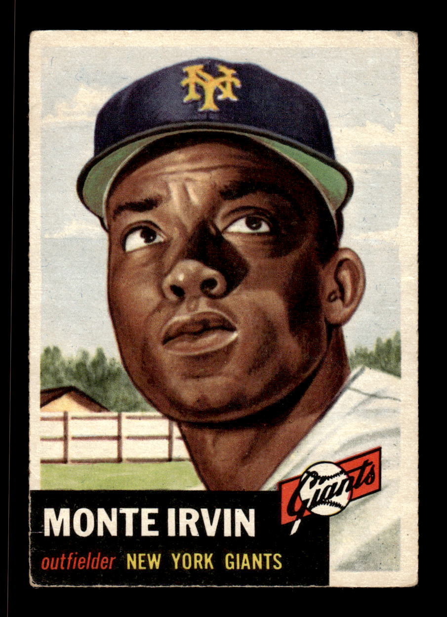 1953 Topps #62 Monte Irvin New York Giants VG CS26017439
