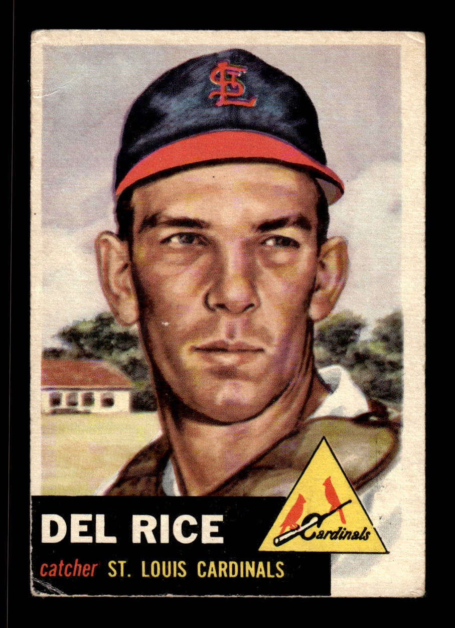 1953 Topps #68 Del Rice St. Louis Cardinals VG CS26017443