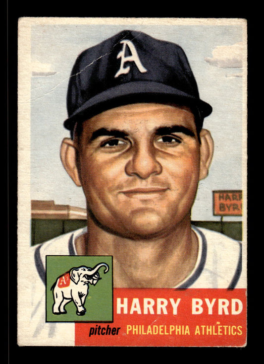 1953 Topps #131 Harry Byrd Philadelphia Athletics LOW GRADE CS26017452