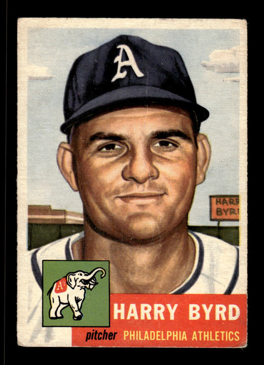 1953 Topps #131 Harry Byrd Philadelphia Athletics LOW GRADE CS26017453