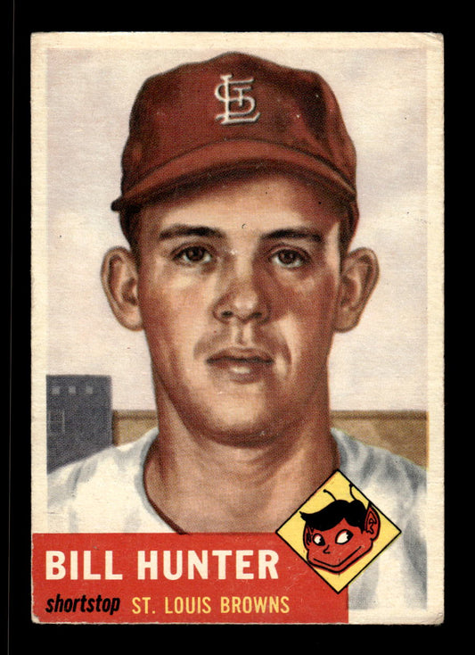 1953 Topps #166 Billy Hunter St. Louis Browns VG CS26017454