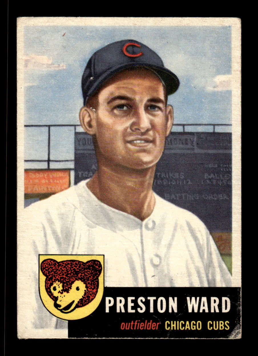 1953 Topps #173 Preston Ward Chicago Cubs VG CS26017457