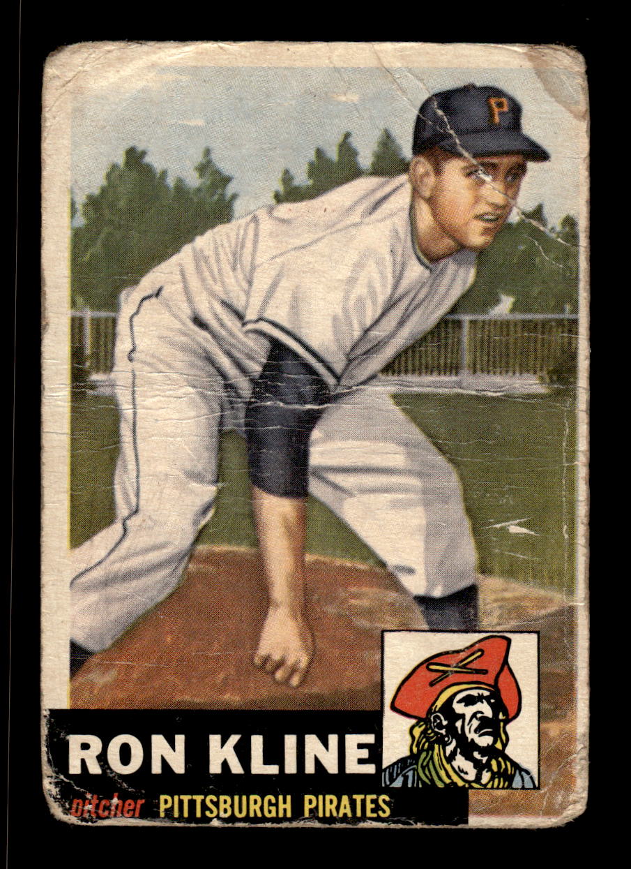 1953 Topps #175 Ron Kline Pittsburgh Pirates LOW GRADE CS26017459