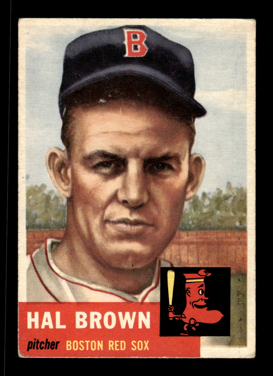 1953 Topps #184 Hal Brown Boston Red Sox VG CS26017463