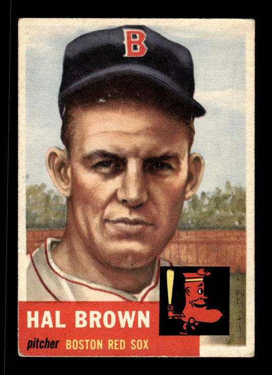 1953 Topps #184 Hal Brown Boston Red Sox VG CS26017463