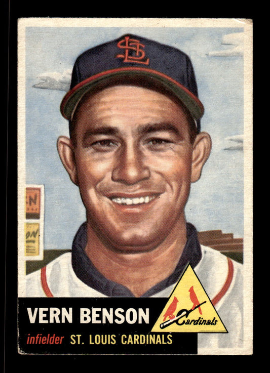 1953 Topps #205 Vern Benson St. Louis Cardinals VG CS26017468