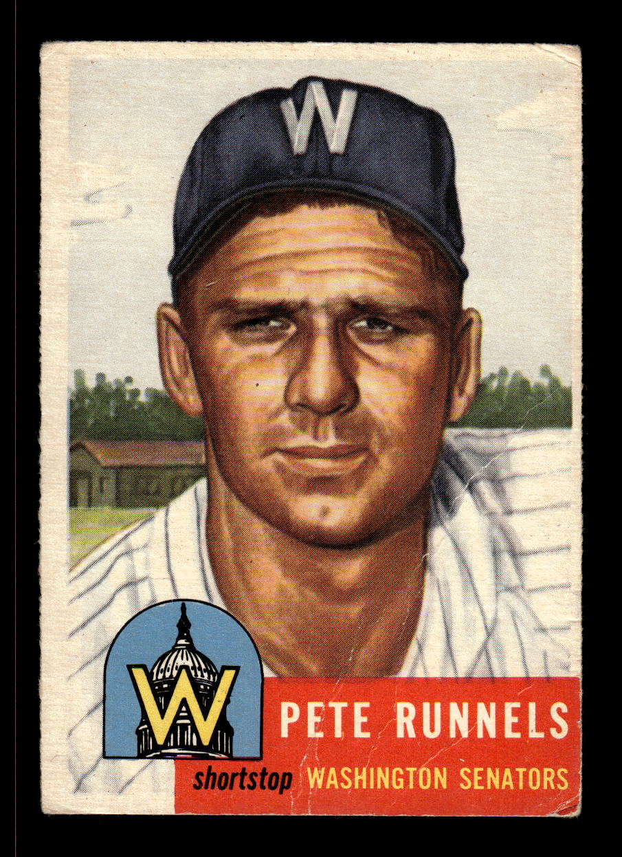 1953 Topps #219 Pete Runnels Washington Senators LOW GRADE CS26017471