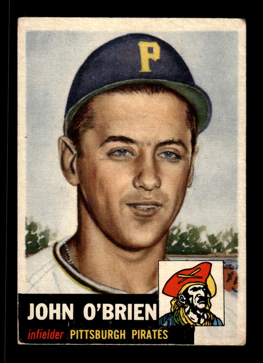 1953 Topps #223 Johnny O'Brien Pittsburgh Pirates VG CS26017472