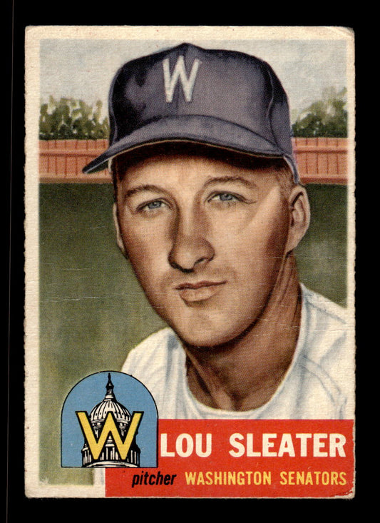 1953 Topps #224 Lou Sleater Washington Senators LOW GRADE CS26017473