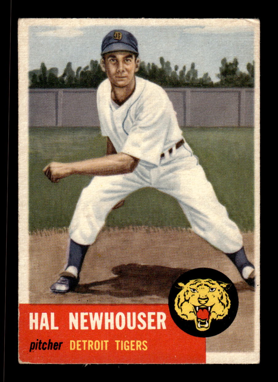 1953 Topps #228 Hal Newhouser Detroit Tigers VG CS26017475
