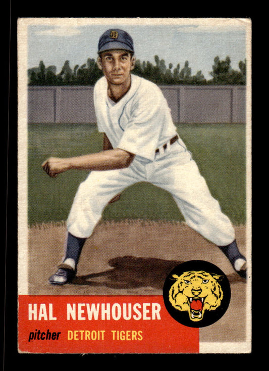 1953 Topps #228 Hal Newhouser Detroit Tigers VG CS26017475