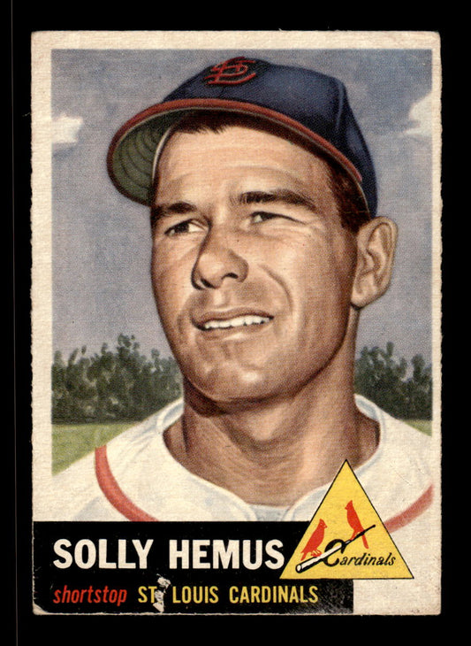 1953 Topps #231 Solly Hemus St. Louis Cardinals VG CS26017476