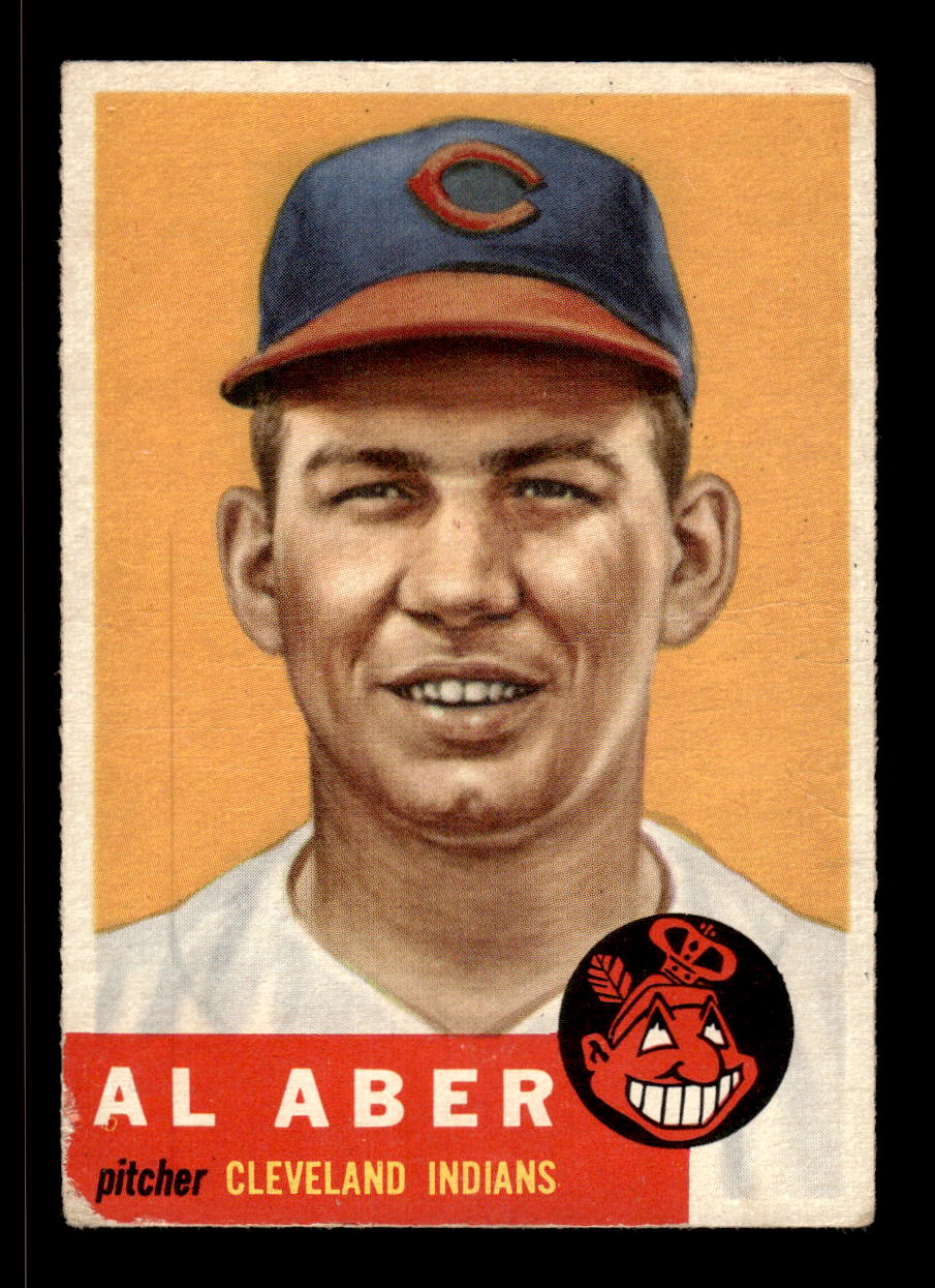1953 Topps #233 Al Aber Cleveland Indians LOW GRADE CS26017477