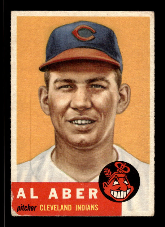 1953 Topps #233 Al Aber Cleveland Indians LOW GRADE CS26017477