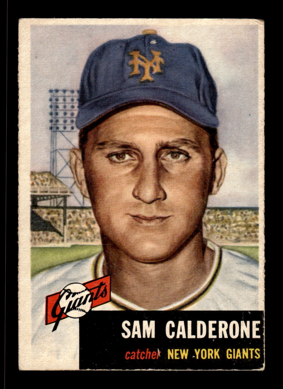 1953 Topps #260 Sam Calderone New York Giants VG CS26017481