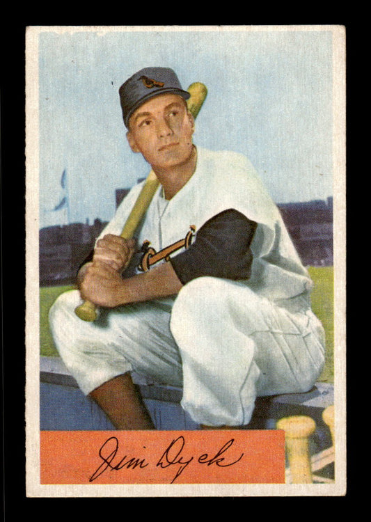 1954 Bowman #85 Jim Dyck Baltimore Orioles VG CS26017487