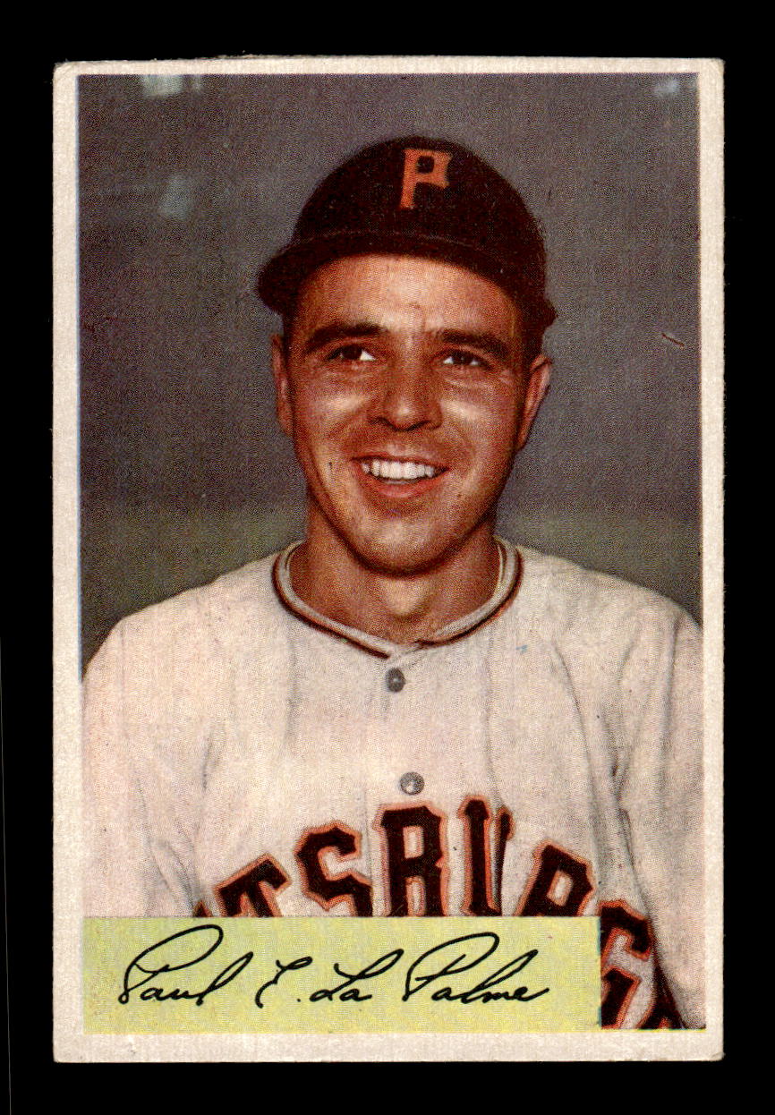 1954 Bowman #107 Paul LaPalme Pittsburgh Pirates VG CS26017488