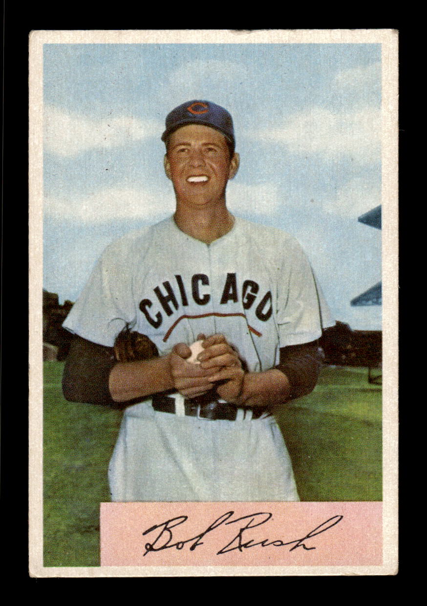 1954 Bowman #77 Bob Rush Chicago Cubs VG CS26017494