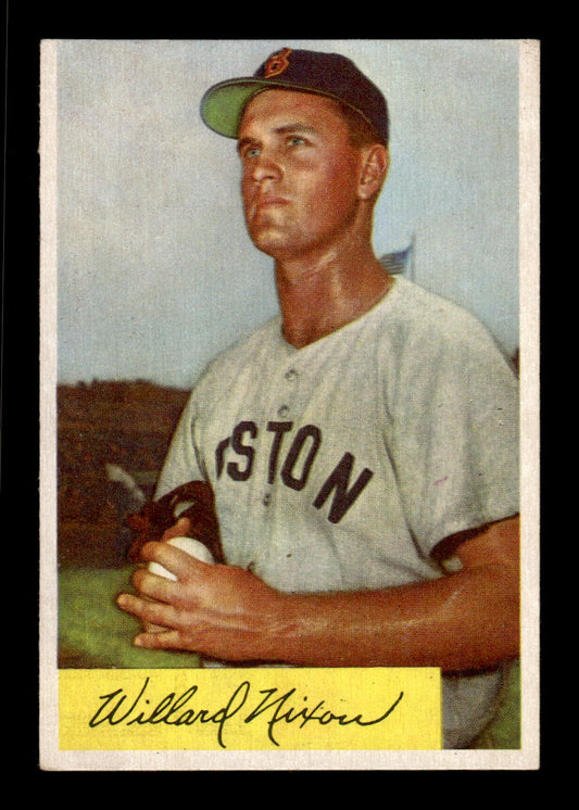 1954 Bowman #114 Willard Nixon Boston Red Sox VG CS26017497
