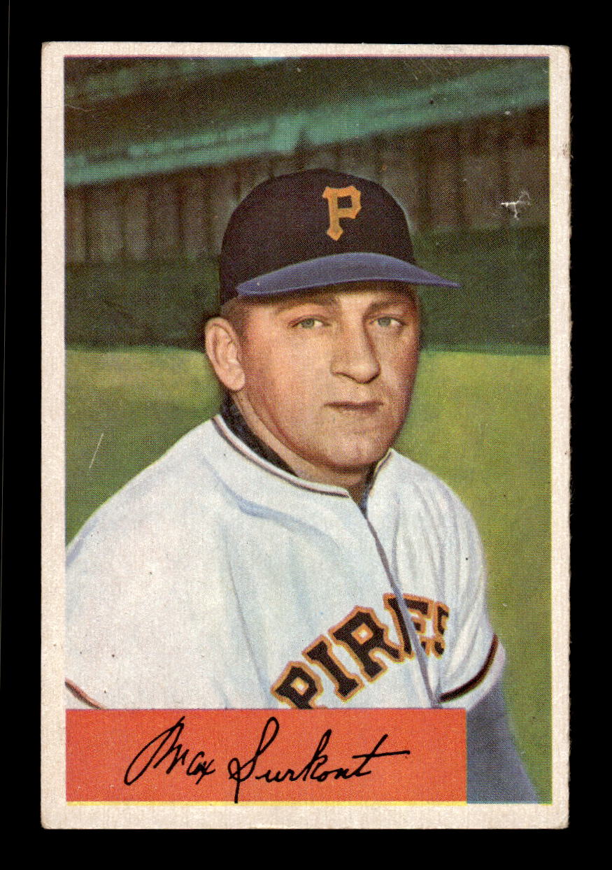 1954 Bowman #75 Max Surkont Pittsburgh Pirates LOW GRADE CS26017498