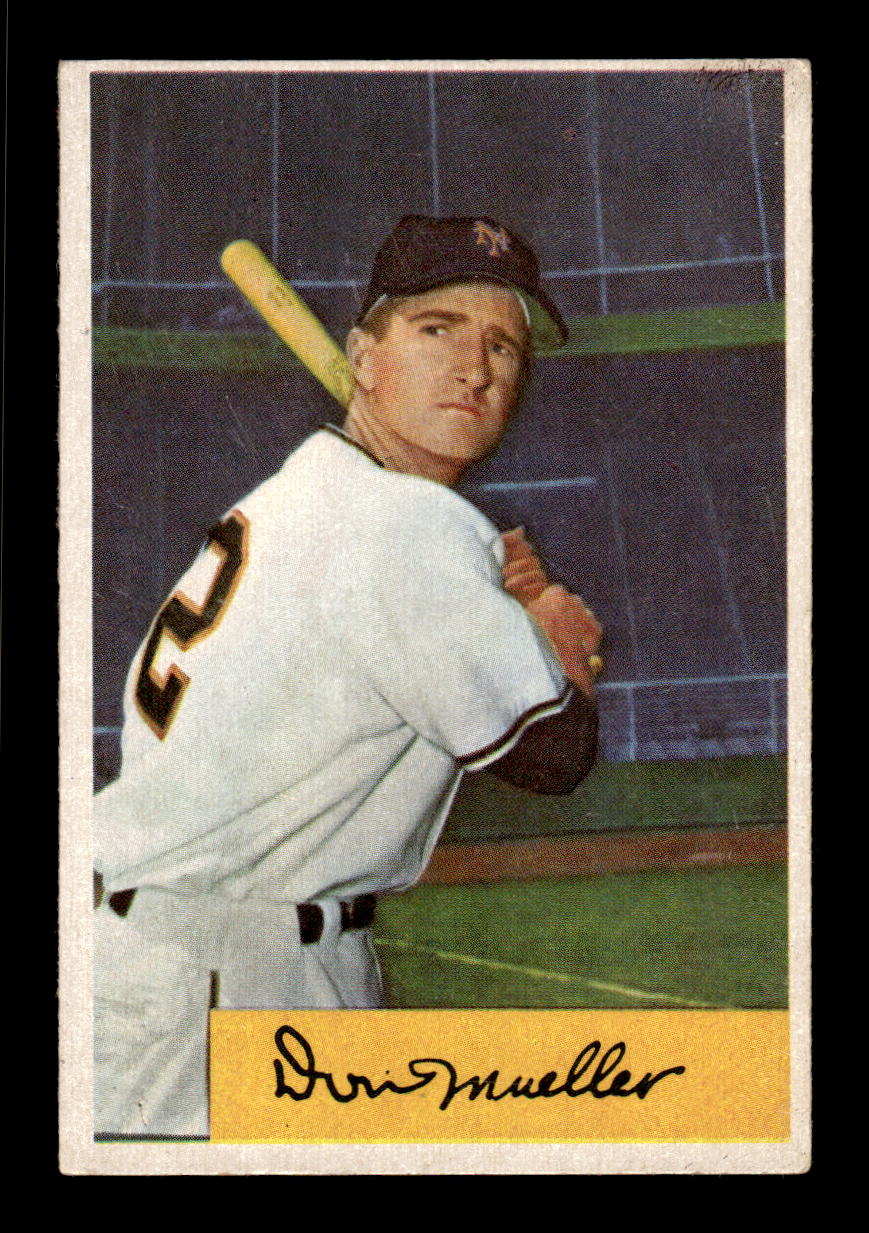 1954 Bowman #73 Don Mueller New York Giants VG CS26017499