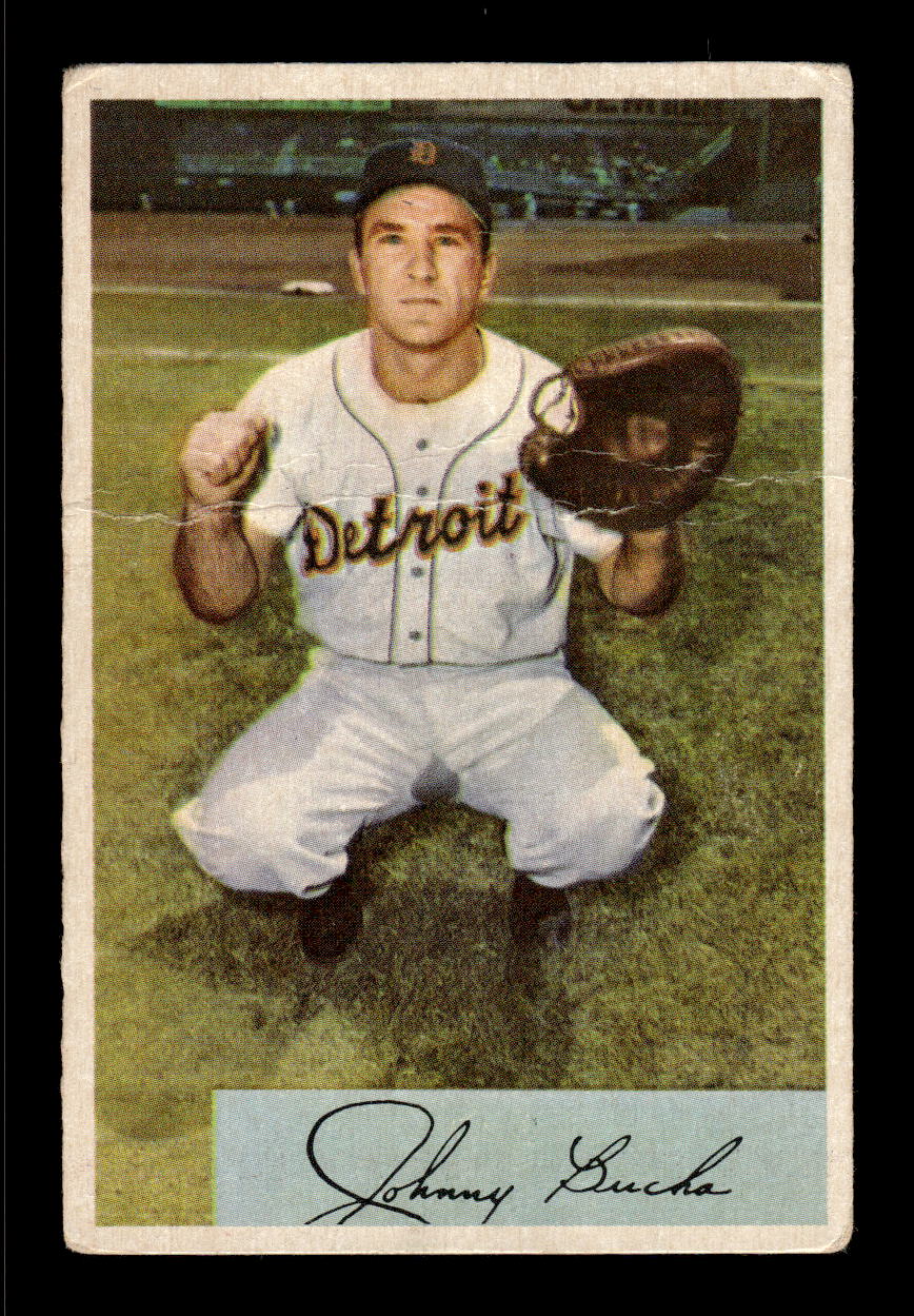 1954 Bowman #215 Johnny Bucha Detroit Tigers Poor CS26017501